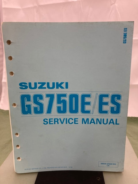 Suzuki 99500-37022-03E GS750E/ES Service Manual '83 Genuine