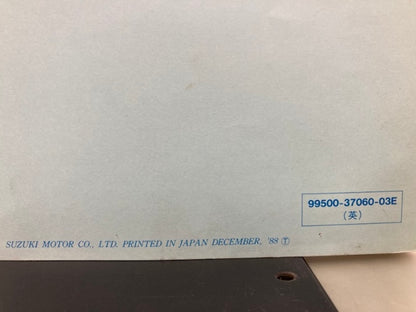 Suzuki 99500-37060-03E GSX750F Service Manual '88 Genuine