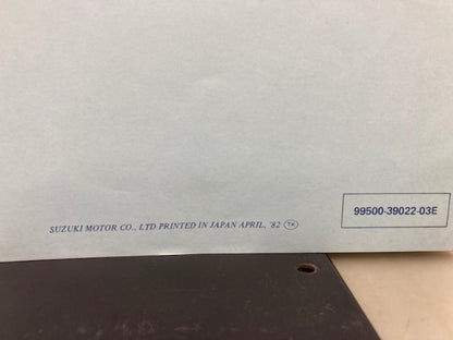 Suzuki 99500-39022-03E GS1100G Service Manual '82 Genuine