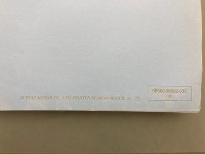 Suzuki 99500-36002-03E GS650G Service Manual '81 Genuine
