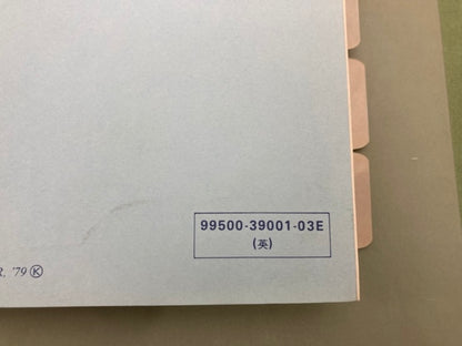 Suzuki 99500-39001-03E GS1000 Service Manual '79-'82 Genuine