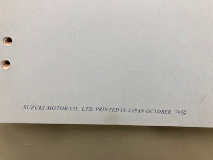 Suzuki 99500-39001-03E GS1000 Service Manual '79-'82 Genuine