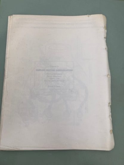 Suzuki 99501-39170-03E GSXR1100 Supplementary Service Manual '90 Genuine