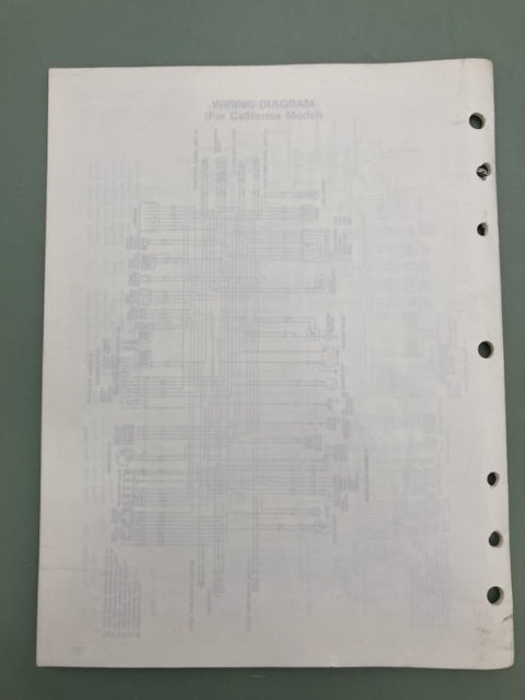 Suzuki 99501-01063-03E GSX750FP Assembly & PreDelivery Service Guide '92 Genuine