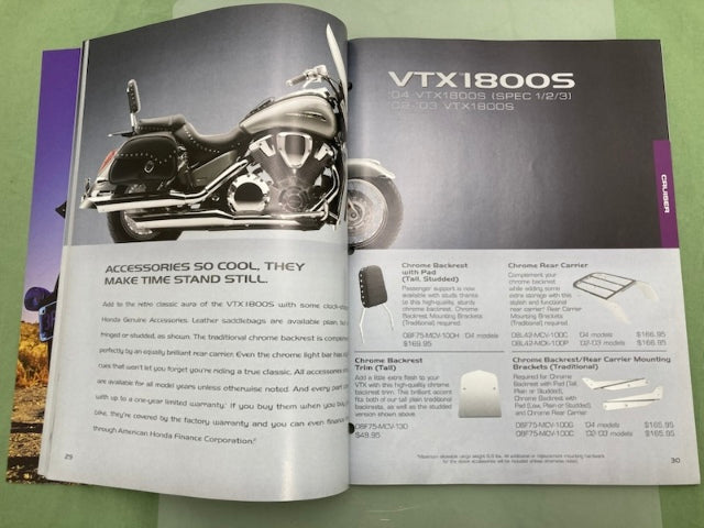 Honda Genuine Accessories Catalog '04 Genuine