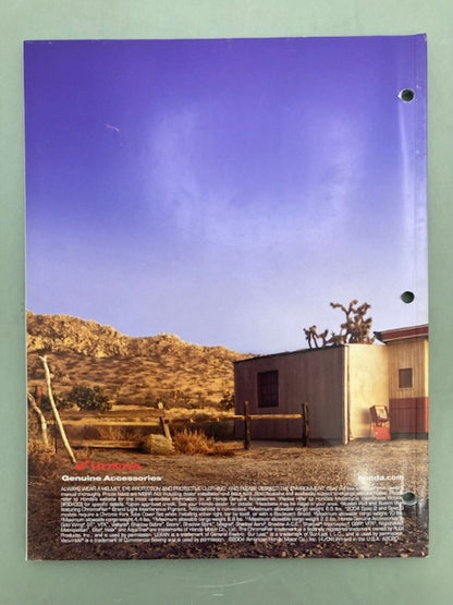 Honda Genuine Accessories Catalog '04 Genuine