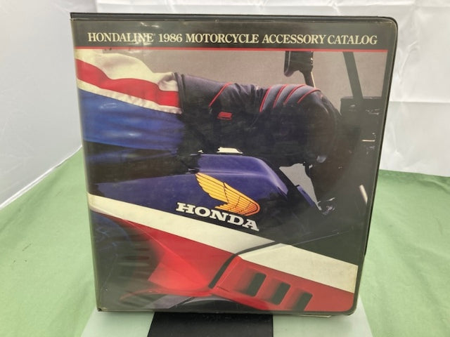 Honda Hondaline Motorcycle Accessory Catalog 1986 Genuine