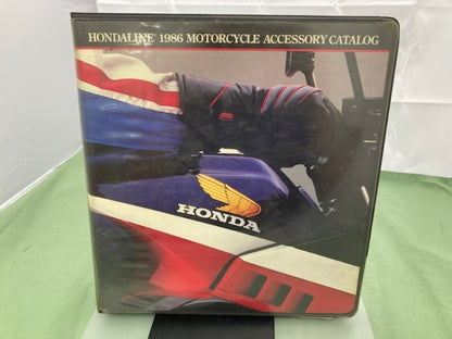 Honda Hondaline Motorcycle Accessory Catalog 1986 Genuine