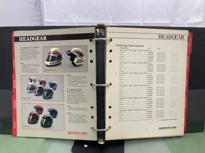 Honda Hondaline Motorcycle Accessory Catalog 1986 Genuine
