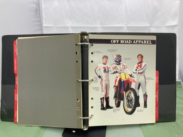 Honda Hondaline Motorcycle Accessory Catalog 1986 Genuine