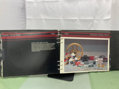 Honda Hondaline Motorcycle Accessory Catalog Binder 1983 Genuine