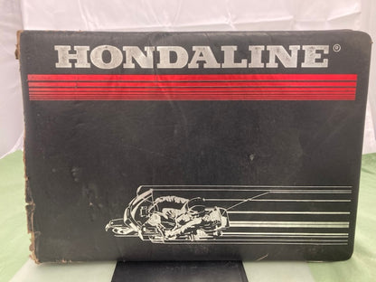 Honda Hondaline Motorcycle Accessory Catalog Binder 1983 Genuine