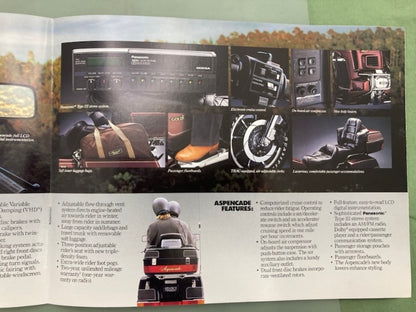 Honda Gold Wings 1987 Goldwing Sales Brochure Genuine