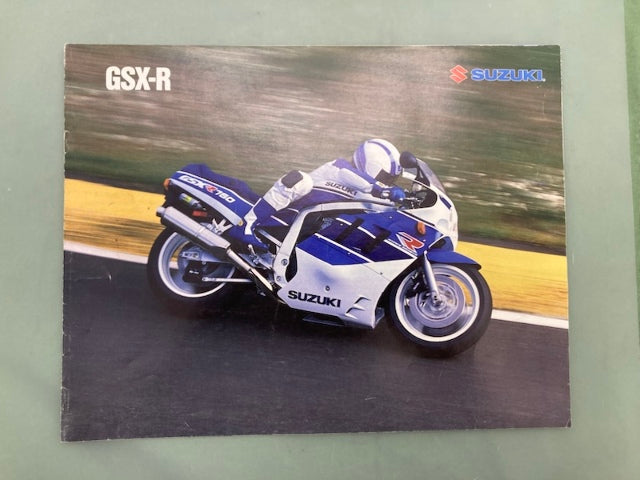 Suzuki 1990 GSX-R Motorcycle Sales Brochure Genuine