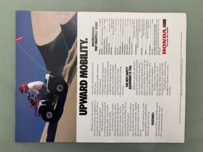 Honda FourTrax 200SX 1987 ATV Sales Brochure Genuine