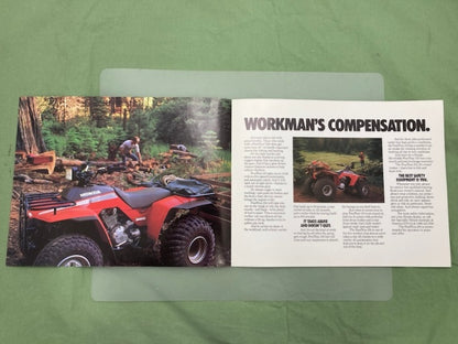 Honda FourTrax 250 TRX250 1987 ATV Sales Brochure Genuine