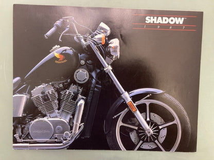 Honda Shadow 1987 Motorcycle Sales Brochure Genuine
