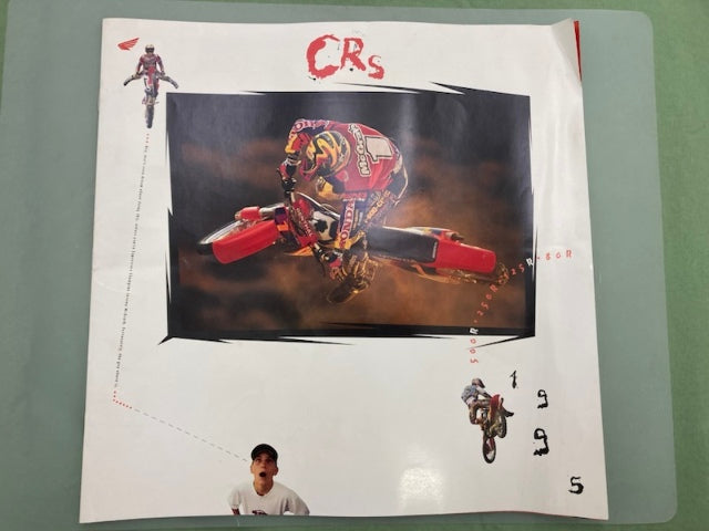 Honda CRs CR500R CR250R CR125R CR80R Sales Brochure 1995 Genuine