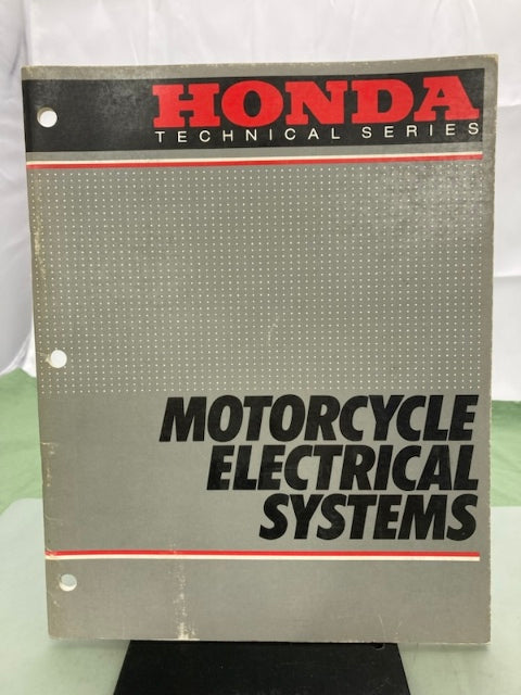 Honda Technical Series Motorcycle Electrical Systems Manual 1986 Genuine