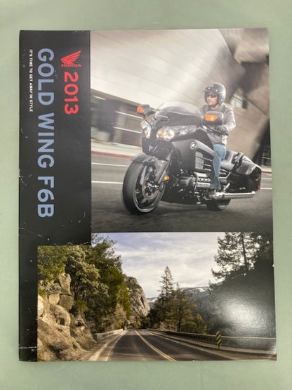 Honda Gold Wing F6B Sales Brochure 2013 Genuine