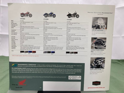 Honda VTX1300 C/R/T Sales Brochure 2009 Genuine