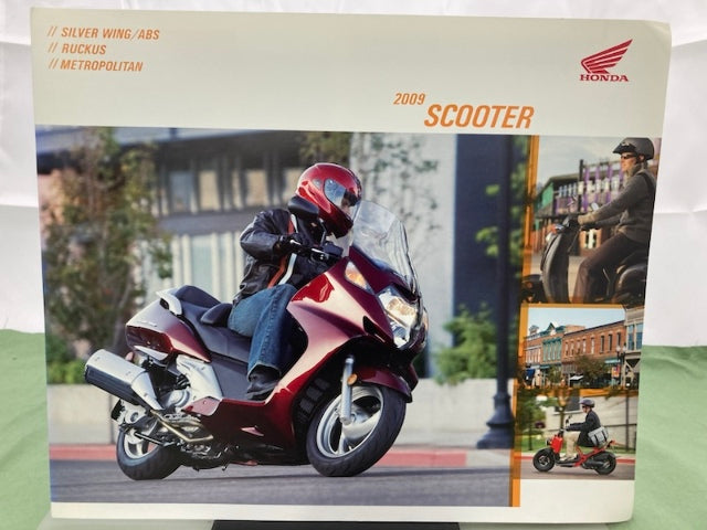 Honda Scooter Silver Wing ABS Ruckus Metropolitan Sales Brochure 2009 Genuine