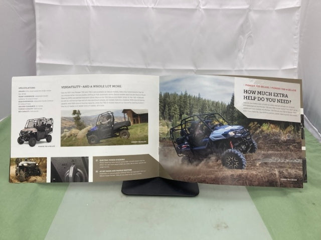 Honda Pioneer Side-By-Side Sales Brochure 2017 Genuine