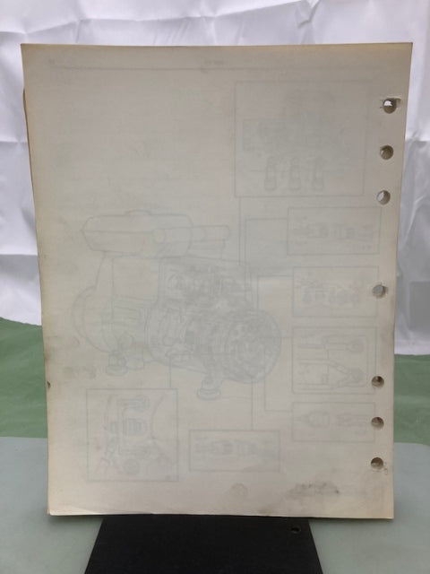 Honda 6287101 EG1500 EC1500 ED1000 Generator Shop Manual 1977 Genuine