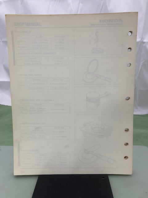 Honda 61ZA300 EG1000Z EG1400Z EG1800Z EG2200Z Generator Shop Manual 1983 Genuine