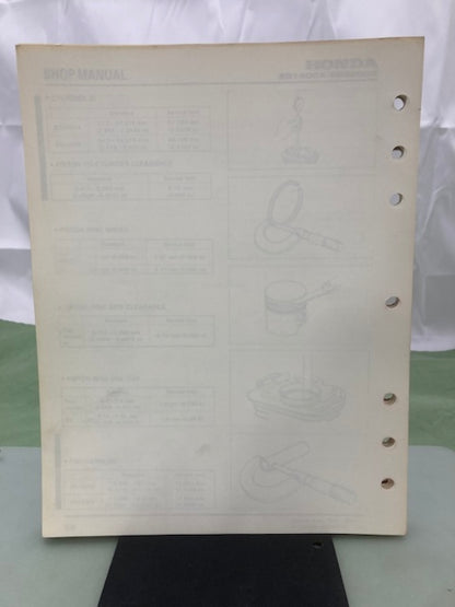 Honda 61ZA300 EG1000Z EG1400Z EG1800Z EG2200Z Generator Shop Manual 1983 Genuine