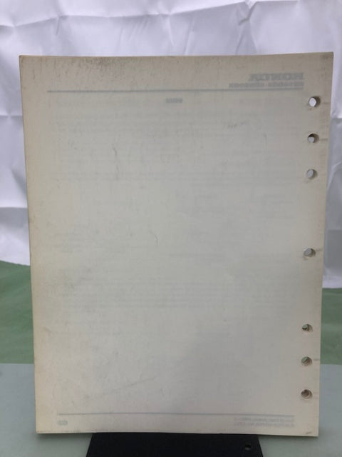 Honda 61ZB000 EG1400X EG2200X Generator Shop Manual 1983 Genuine