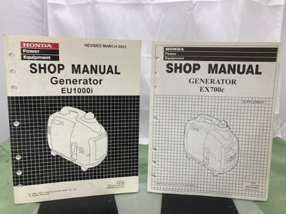 Honda 61ZT300 EU1000i Shop Manual '98 Revised '03 w/ Supplement '99 Genuine