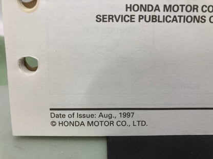 Honda 61ZC000 EX1000 Shop Manual 1985 w/ Supplement 61ZC000Z 1997 Genuine