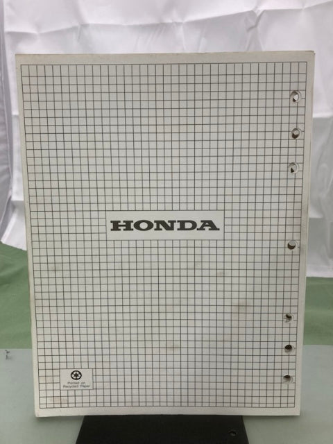 Honda 61ZB400W EM3500SX EM5000SX Generator Shop Manual Supplement 2001 Genuine