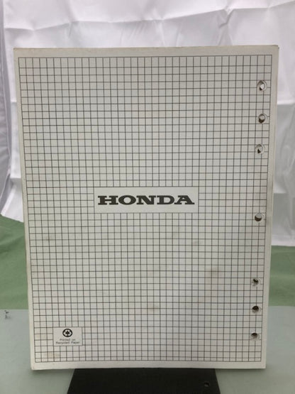 Honda 61ZB400W EM3500SX EM5000SX Generator Shop Manual Supplement 2001 Genuine