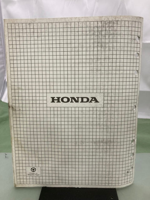 Honda 61ZT700Y EU3000is Generator Shop Manual Supplement 2002 Genuine