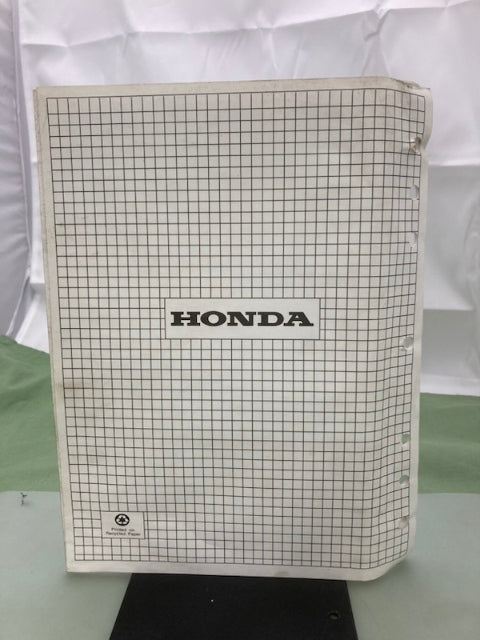 Honda 61ZT700Z EU2600i EU3000is Generator Shop Manual Supplement 1999 Genuine