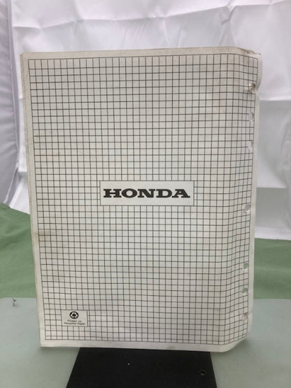 Honda 61ZT700Z EU2600i EU3000is Generator Shop Manual Supplement 1999 Genuine