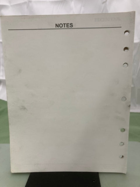 Honda 61VA330Y HR215 Rotary Mower Shop Manual Supplement 2002 Genuine