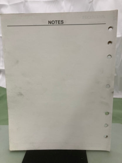 Honda 61VA330Y HR215 Rotary Mower Shop Manual Supplement 2002 Genuine