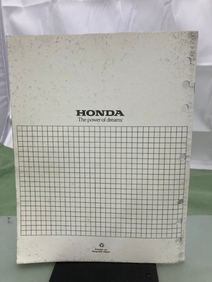 Honda 61VE2640X HRB217 Rotary Mower Shop Manual Supplement 2003 Genuine