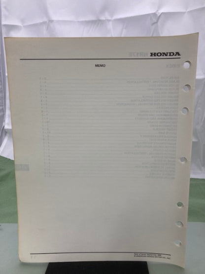 Honda 61VA200Z HRM21 Rotary Mower Shop Manual Supplement 1990 Genuine