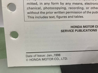 Honda 61ZA010 EL5000 EX5500 ES6500 Shop Manual '85 w/ Supplements Z & Y Genuine
