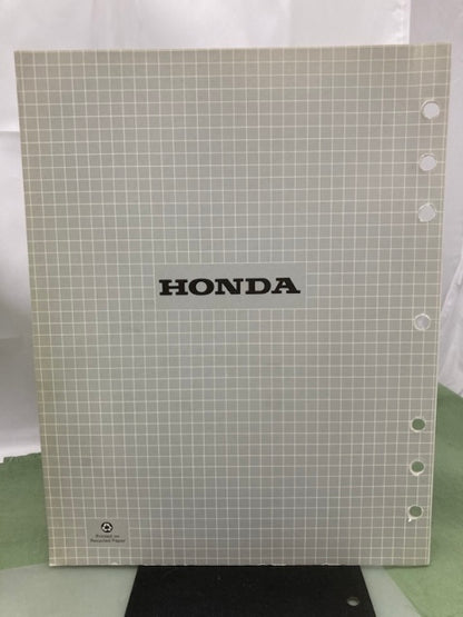 Honda 61ZA010 EL5000 EX5500 ES6500 Shop Manual '85 w/ Supplements Z & Y Genuine