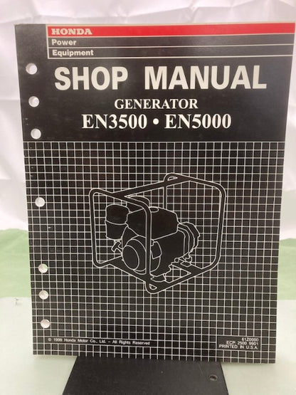 Honda 61Z0000 EN3500 EN5000 Generator Shop Manual 1998 Genuine
