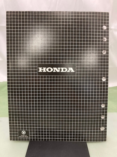 Honda 61ZD100X EM6000GP Generator Shop Manual 1999 Genuine