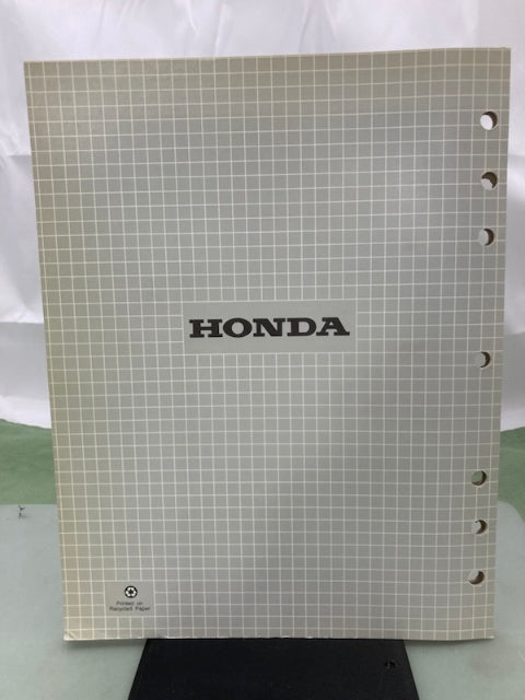 Honda 61ZB701 EX3300S EX4500S Shop Manual '86 w/ Supplements & Addendum Genuine