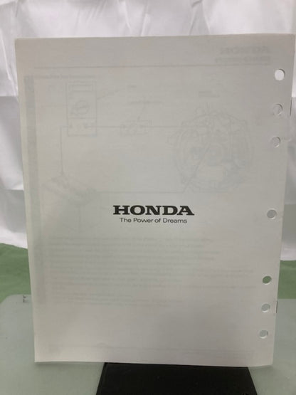 Honda 61ZB701 EX3300S EX4500S Shop Manual '86 w/ Supplements & Addendum Genuine