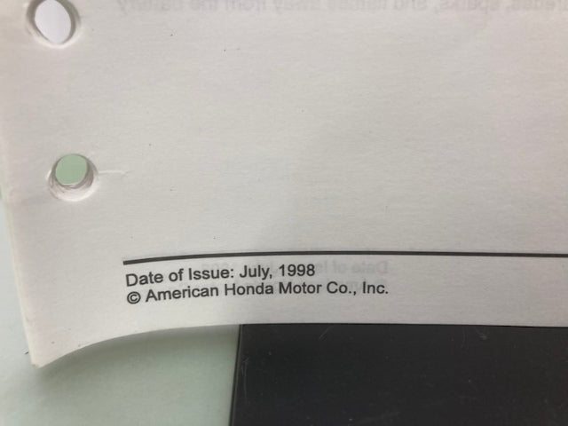 Honda 61VB3601 HRC215K1 HRC216K1 Rotary Mower Shop Manual 1998 Genuine