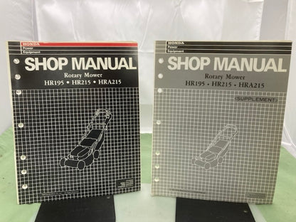 Honda 61VA330 HR195 HR215 HRA215 Shop Manual '89 w/ Supplement 61VA330Z Genuine
